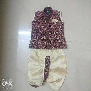 Ethnic wear for new born. 0-8 months
