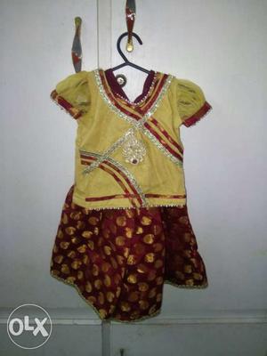 Fancy pavada for 1 to 2 years girls. just one