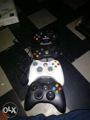 Four Xbox One Game Controllers