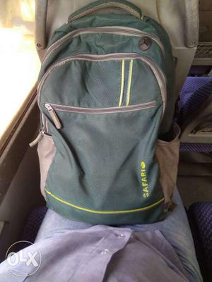 Gray Safari Backpack