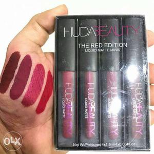 HudaBeuaty Liquid Matte Lipstic Set
