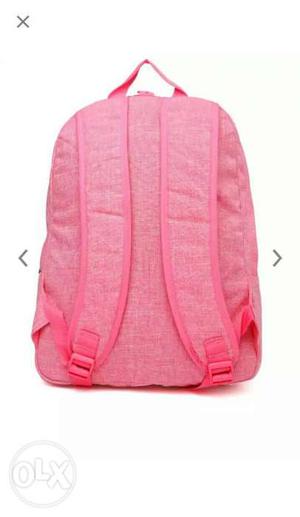 Lavie pink Bagpack.. 100% polyster light weight
