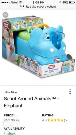 Little tikes scoot elephant from the us retail