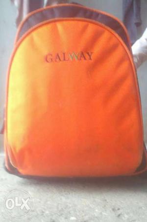 Orange And Black Galway Backpack