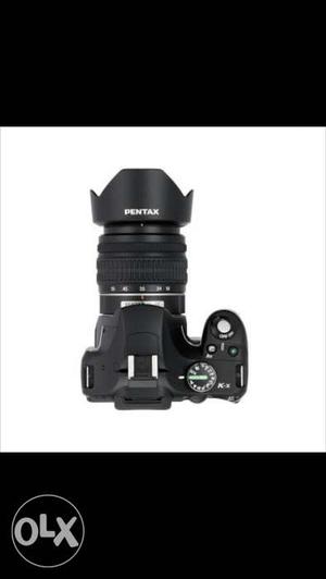 Pentax kx dslr camera with 2 lens mm and