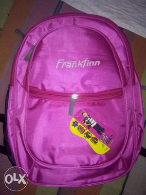 Pink Frankfinn Backpack