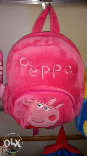 Pink Peppa Backpack