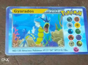 Pokemon Gyarados Trading Card