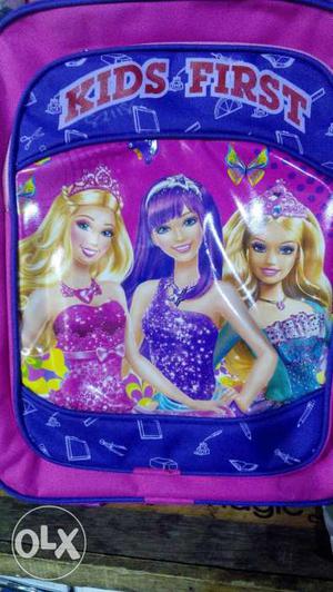 Purple And Blue Kids First Backpack