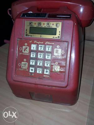Red Vintage Telephone