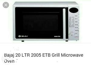 Silver Bajaj LTR  Grill Microwave Oven