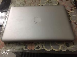 Silver MacBook pro
