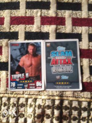 This is a slam attack rumble trading card