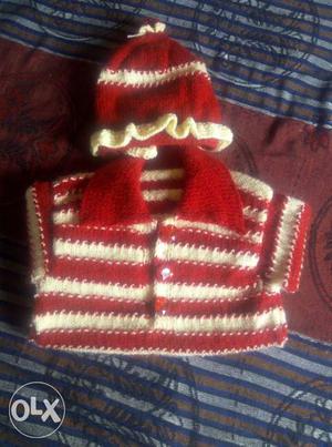 This is wonderful baby sweater by my mother.. My