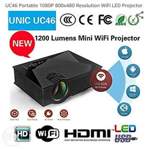 UC46 Portable Wifi LED Projector