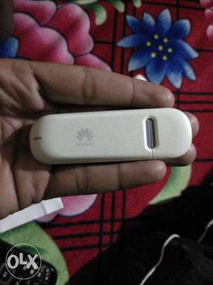 White Huawei data card