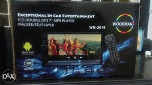 Woodman double din 7 inch mp5 player fm usb sd