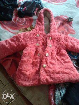 Woollen jacket for 2 year girl baby, to much warm &