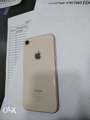 Iphone 8 64 gb 1 month old Gold colour Brand new