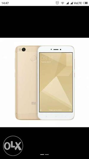 Red mi 4 3gb ram 32 gb rom 4months used all