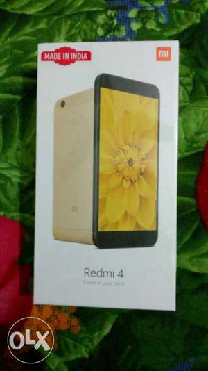 Redmi 4. Sealed pack 2gb 16gb ROM, fingerprint