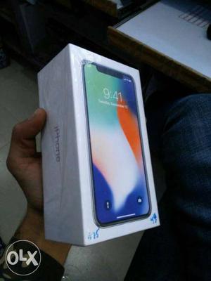 Seel pack iPhone x silver 64 gb