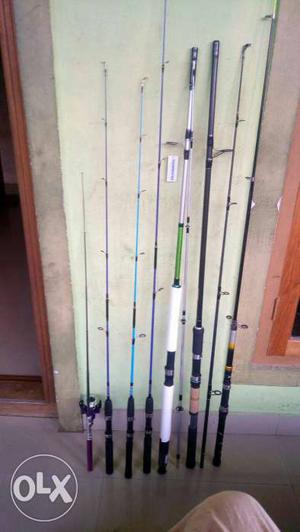 All types of fishing items for sail. contact