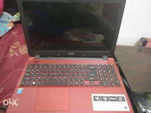 Black And Red Acer Laptop