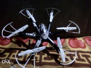 Black And White Aerial Drone