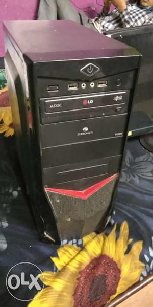 Black Computer Tower