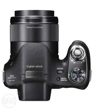 Black Cybershot semi SLR Camera