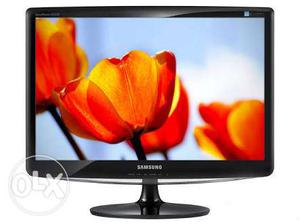 Black Samsung Flat Screen monitor