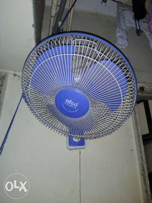 Blue And White Afco India Wall Mount Fan