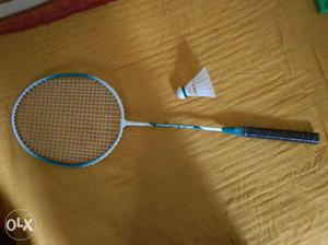 Branded racket and cork