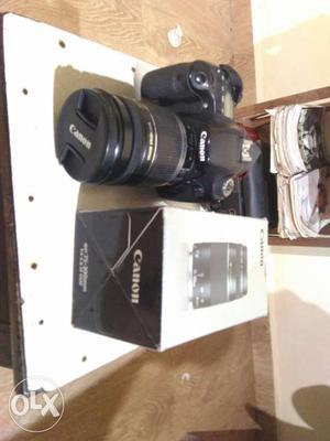 Canon 60 d camera with brand new lens
