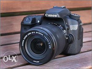 Canon 70d with  is stm lens.