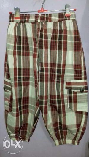 Checks 3/4th Short For Men just Rs120/-Fix Price