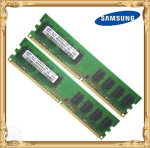 DDR2 1 gb ram SAMSUNG New 2pcs very lo price