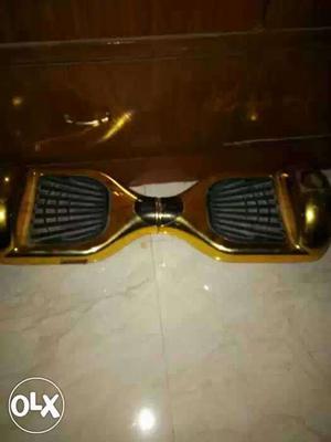 Gold Hoverboard w Bluetooth speakers & LED