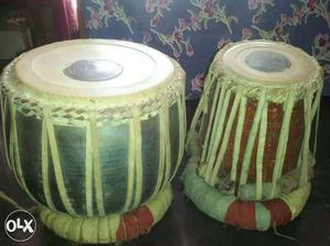 Gray And Brown Tabla Drums