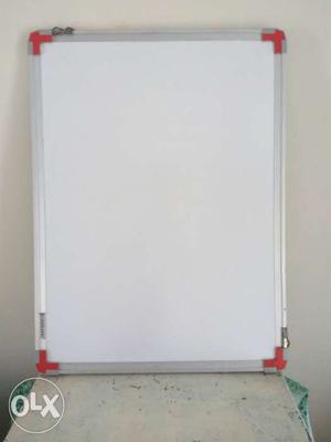 Gray Metal-framed Whiteboard