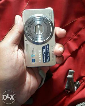 Gray Sony Point-and-shoot Camera