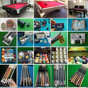 Italian snooker table with  cloth imported