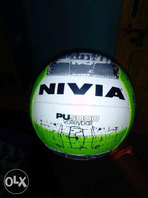 It's a my new volleyball brand name is nivia and