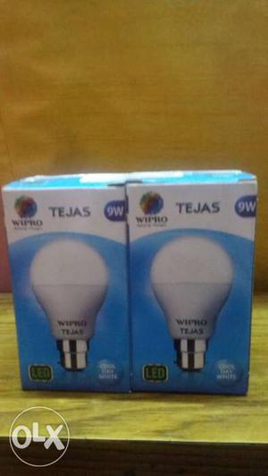 Led bulb 2pcs Wipro Tejas 9W New