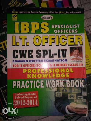 New IT officer IBPS book at half rate in english