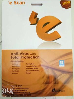 New antivirus for 1year 1pc original rate 500