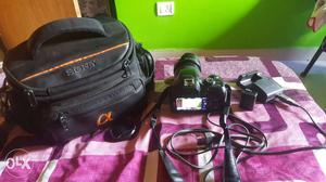 Newly sony DSLR camera alpha  with 16gb