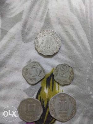 Old 1paise,2paisa coins