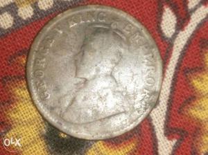One quarter Anna coin India  George v king